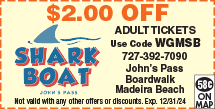 Discount Coupon for Shark Boat Tours